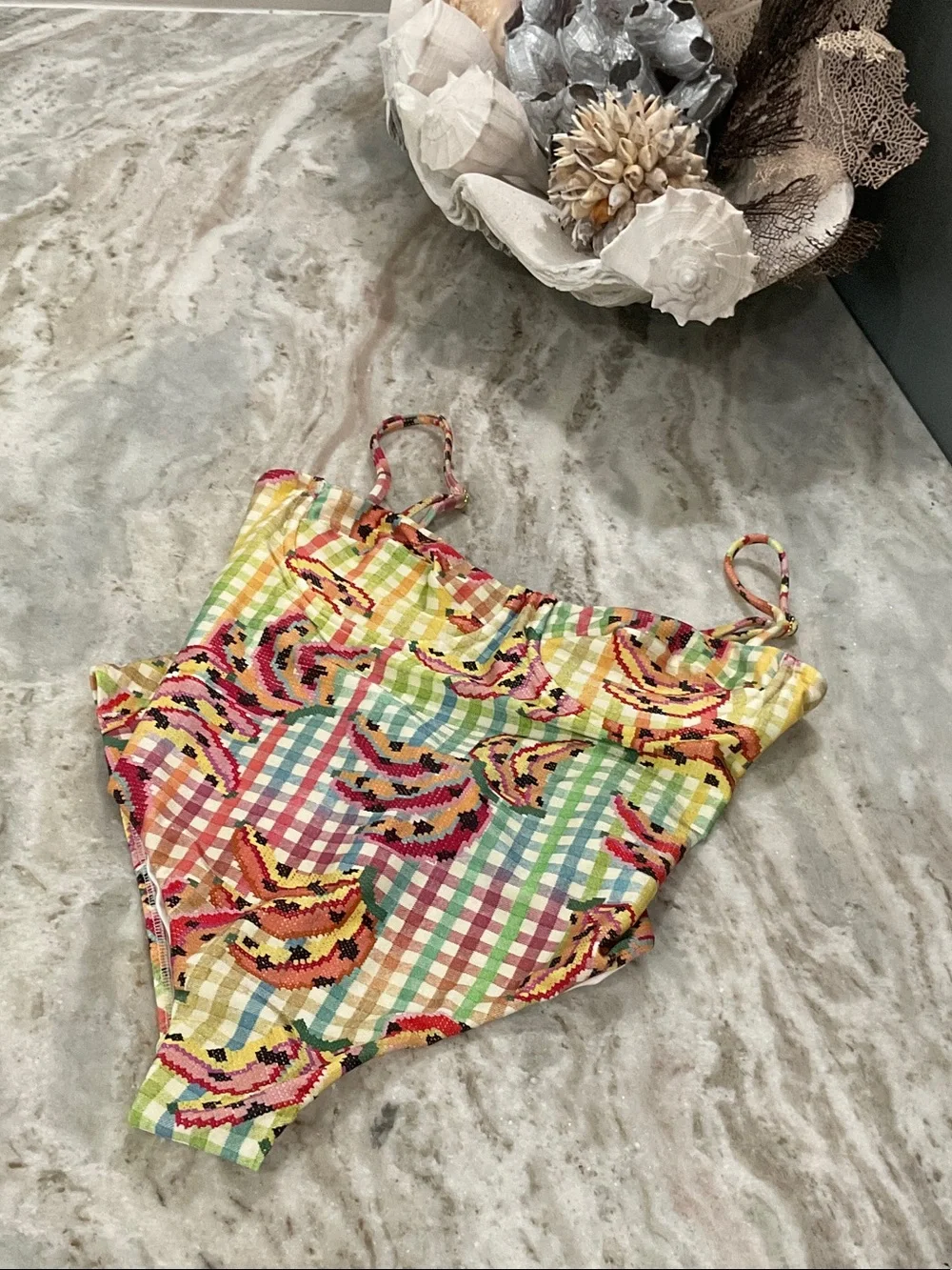 FARM Rio One-Piece Swimsuit with Banana Print